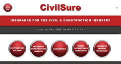 Desktop Screenshot of civilsure.co.za